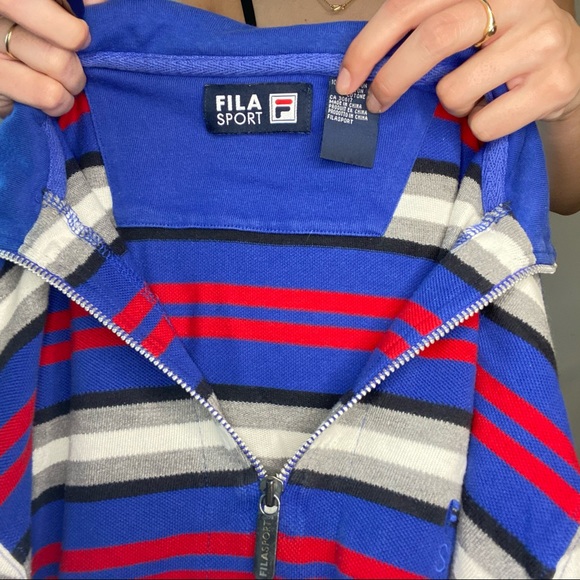 Vintage Fila Half Zip - Picture 3 of 4